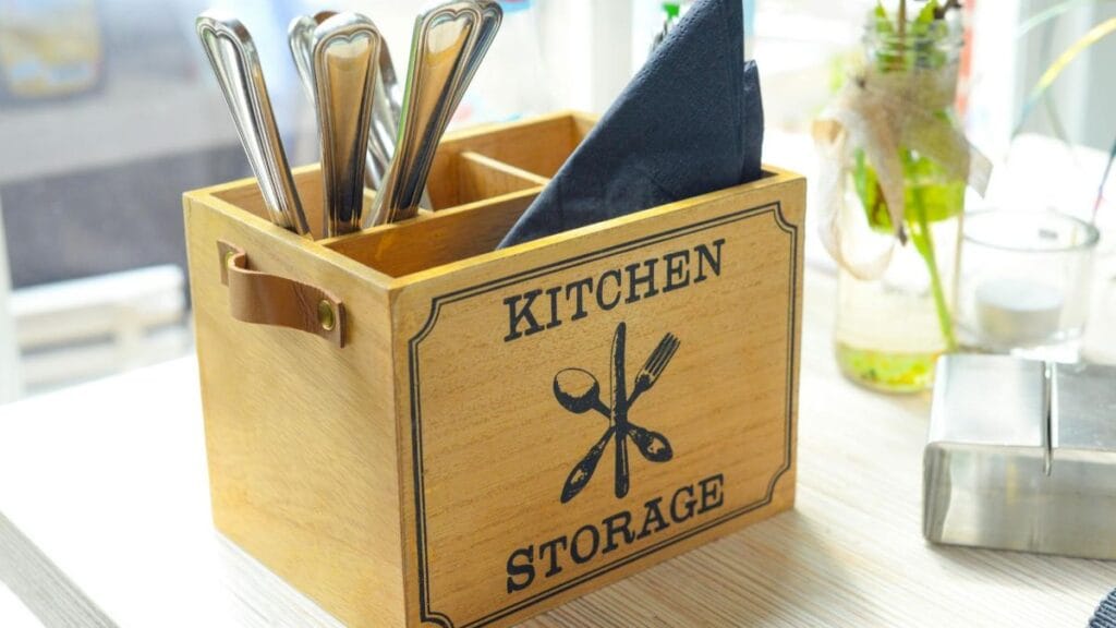 Kitchen storage box for home organization