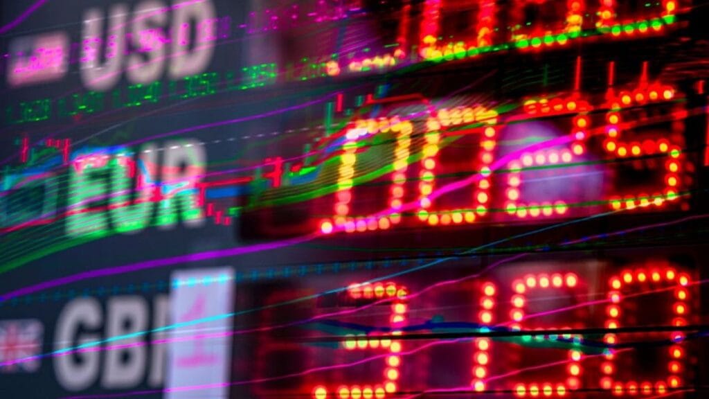 currency exchange shop as a regular part of sustainable digital nomad life.