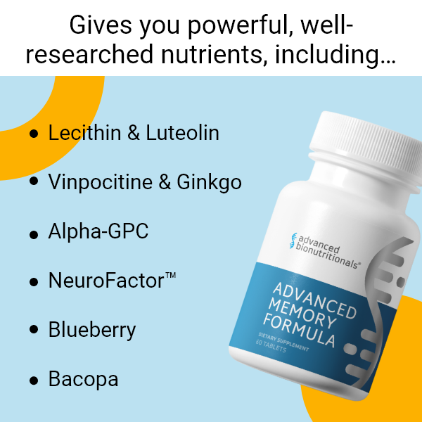 Advanced Memory Formula Advanced Bionutritionals Main Nutrients