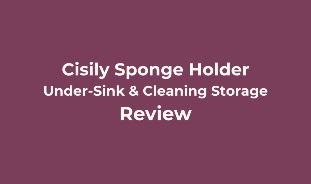 Cisily Stainless Steel Sink Caddy Review (9.25 Inch) 9 Cisily Sponge Holder Review