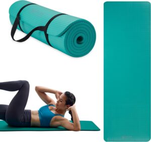 Gaiam Essentials Thick Yoga Mat: Image Credit: Amazon