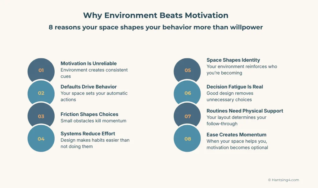 Hantsing4 8 Reasons Why Environment Beats Motivation