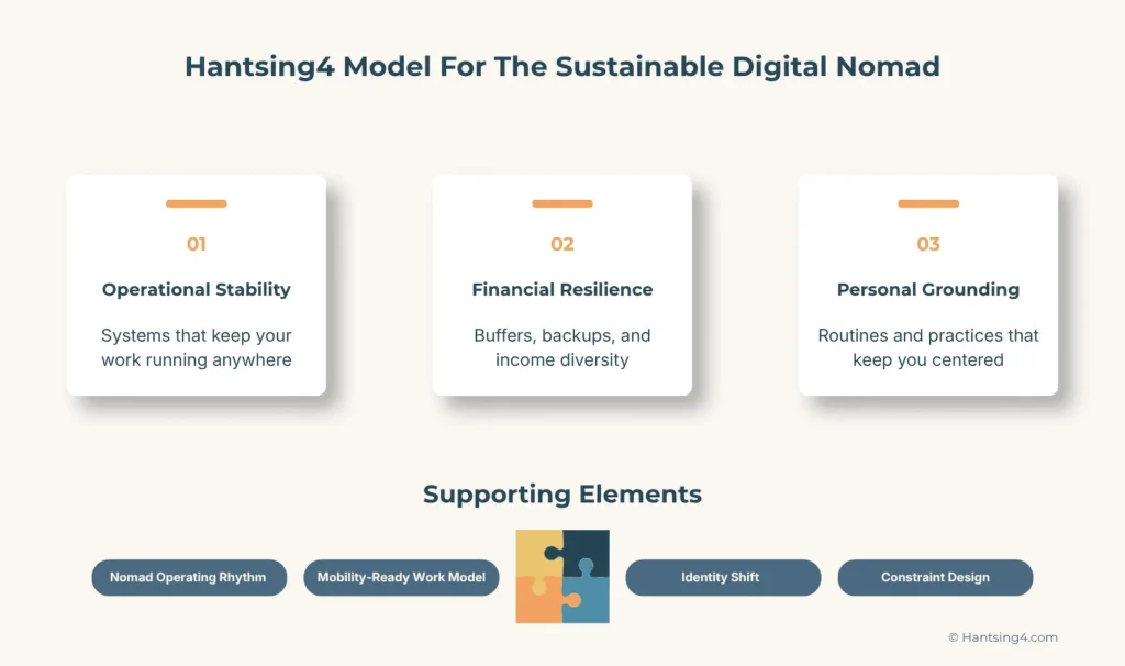 Hantsing4 Model for a sustainable digital nomad