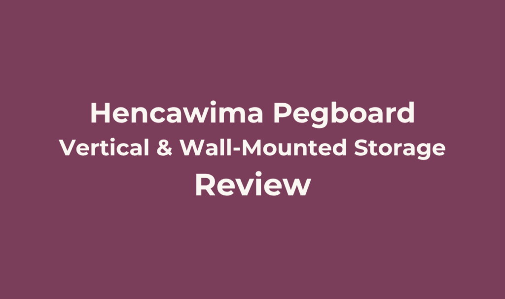 Hencawima 4 Pack Metal Pegboard Pot and Pan Organizer Review 7 Hencawima Pegboard Review