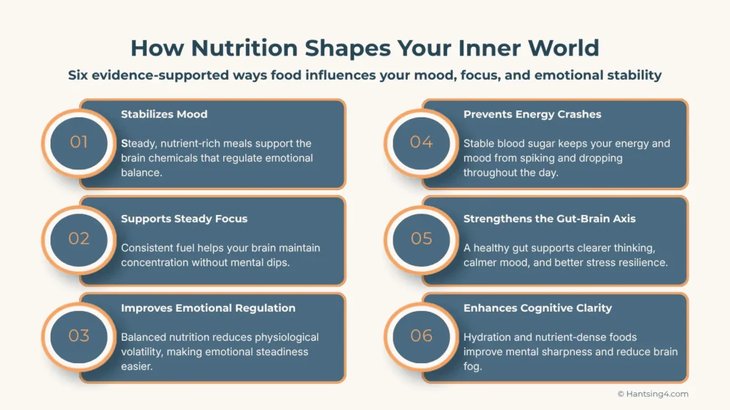 How nutrition shapes inner world.