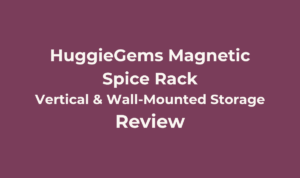 HuggieGems 4 Pack Magnetic Spice Rack for Refrigerator Review 4 HuggieGems Magnetic Spice Rack