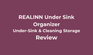REALINN L-Shaped 2 Tier Under Sink Organizer Review 4 REALINN Under Sink Organizer