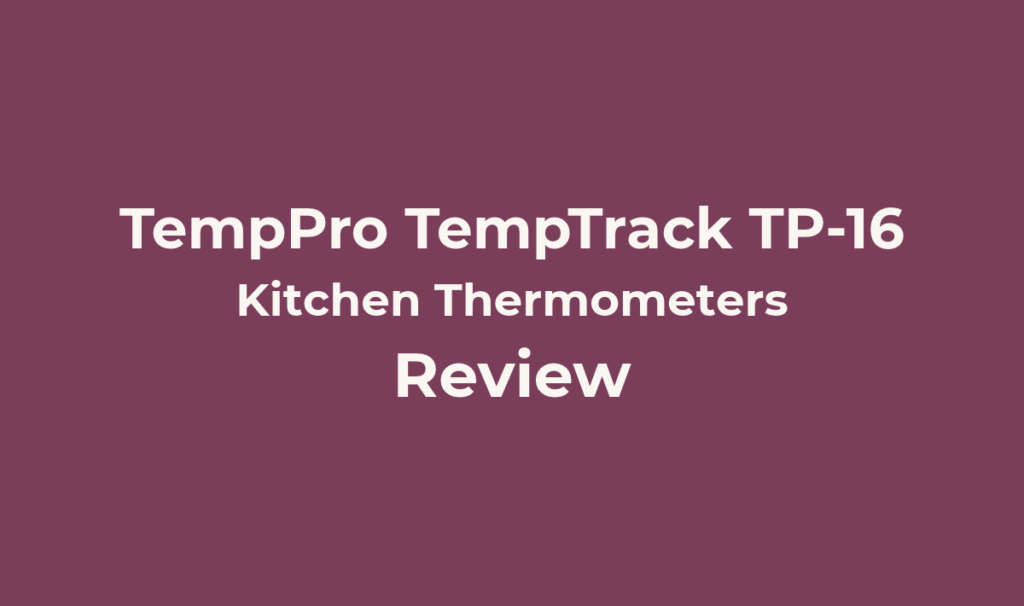 TempPro TempTrack TP-16 Review