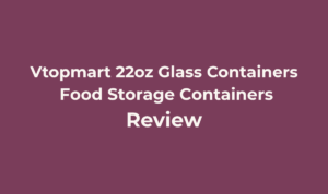 Vtopmart 22oz Glass Containers
