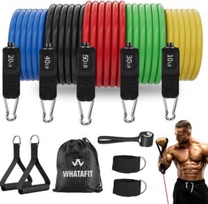 Whatafit Resistance Bands Set: Image credit: Amazon